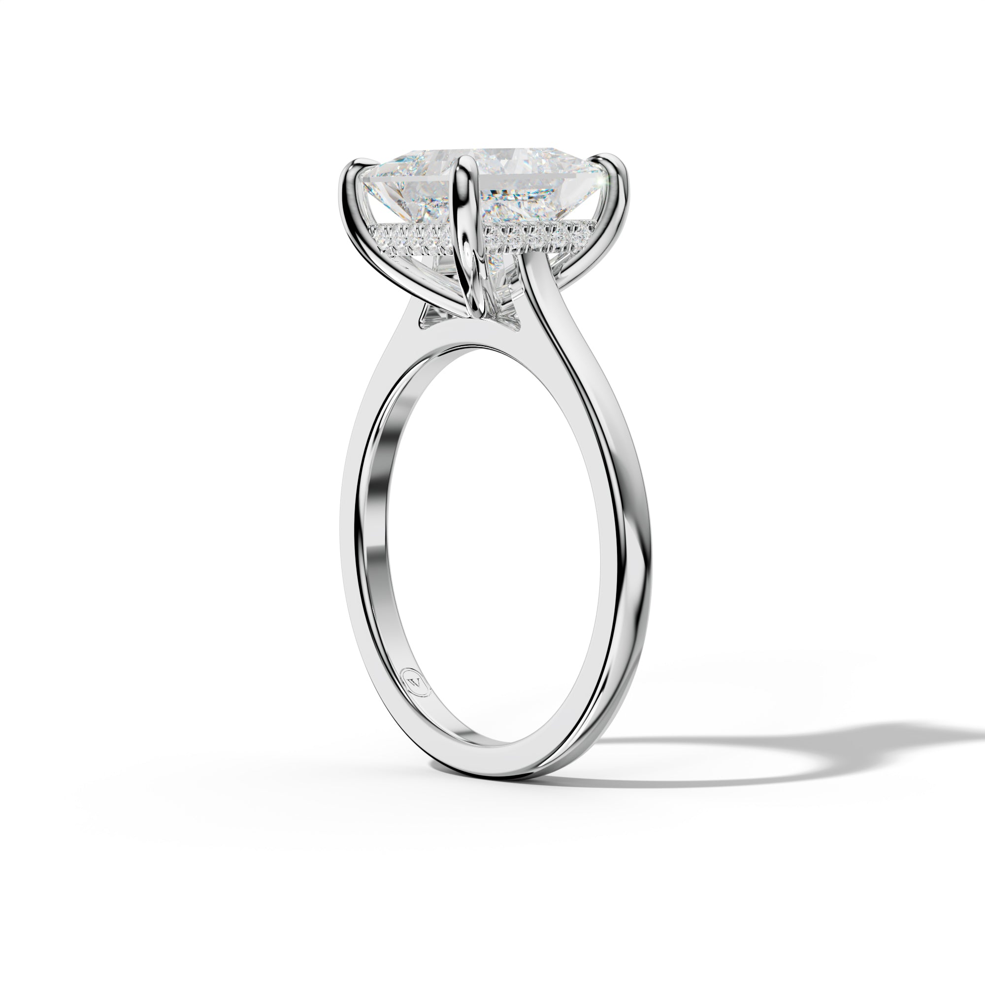 Lilly Princess Cut Engagement Ring